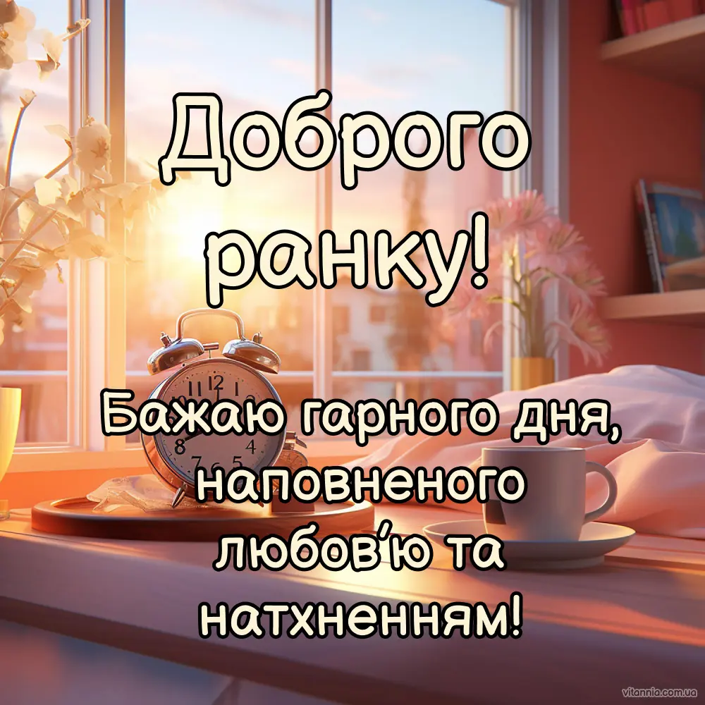 Доброго ранку і гарного дня картинки​