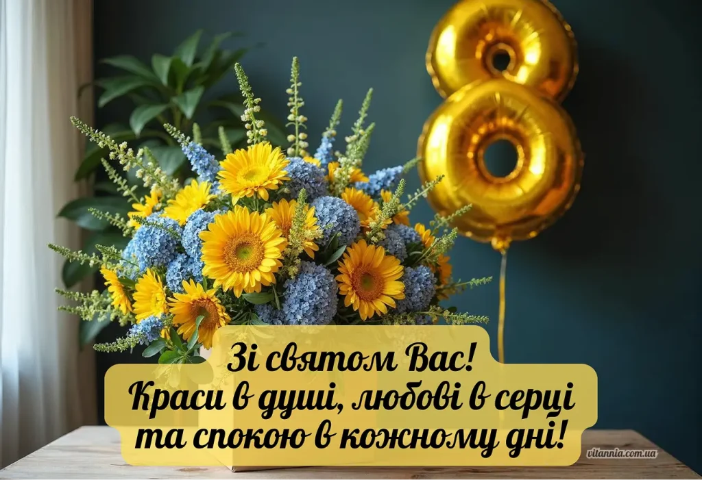 Українське привітання з 8 березня