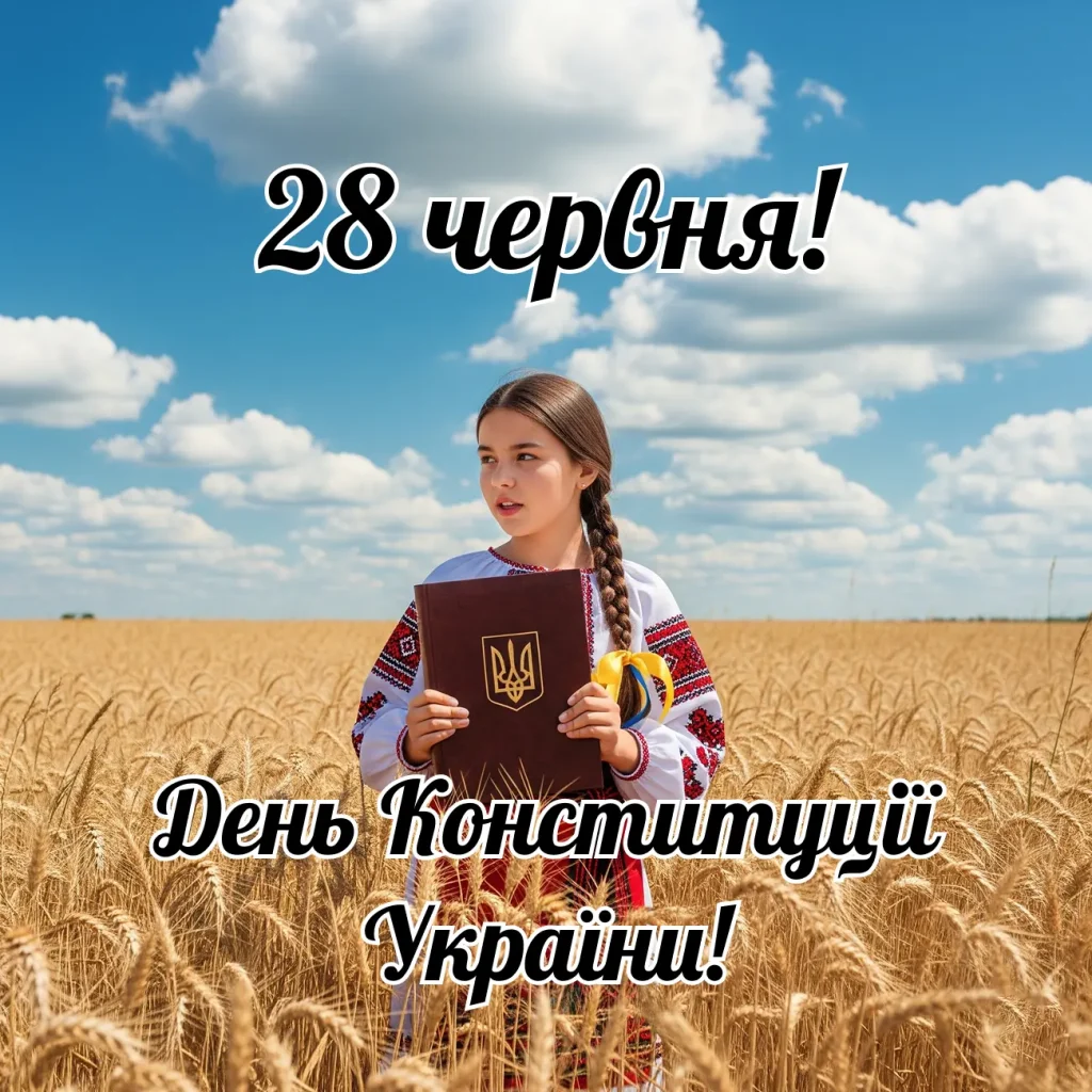 28 черня День Конституції України 2025