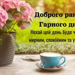 Доброго ранку, гарного та мирного дня