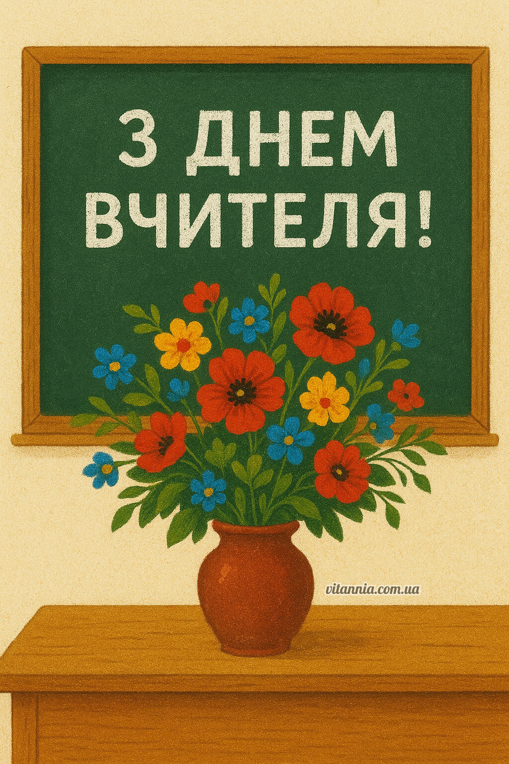 Вітання з Днем вчителя 2025 до 5 жовтня